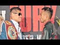 EMMANUEL NAVARRETE VS. JEO SANTISIMA - FULL FACE OFF VIDEO - MGM GRAND ARRIVALS