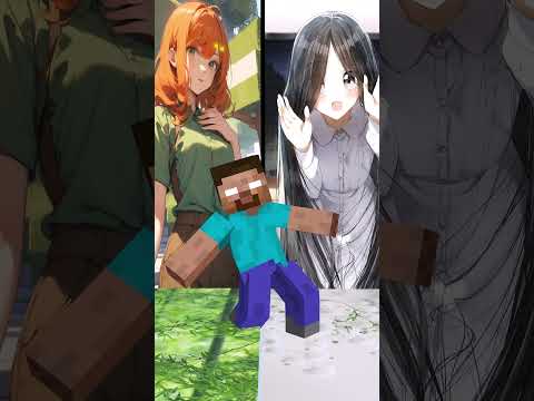 Herobrine's Love Dilemma: Date with Alex or Sadako?! Minecraft Animation