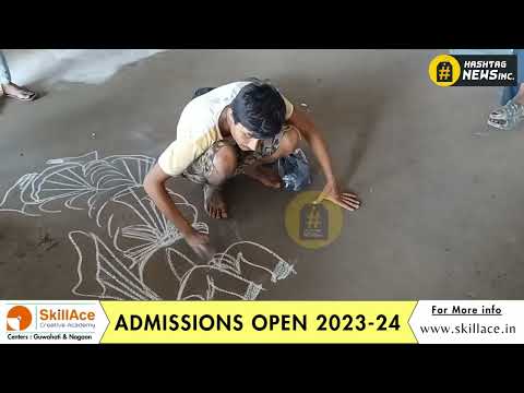 কি সুন্দৰ প্ৰতিভা ! যিকোনো ছবি অংকণ কৰিব পাৰে ২ মিনিটতে | Street Art | Artist | Chalk Art