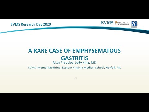 Thumbnail image of video presentation for A Rare Case Of Emphysematous Gastritis