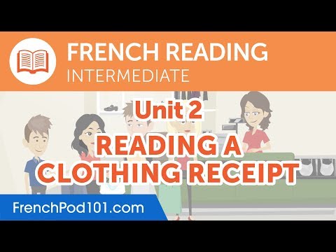 French Intermediate Reading Practice Understanding a Coupon