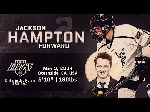 Jackson Hampton | 2022-23 Highlights | 2004 Forward | Ontario Jr. Reign 18U AAA