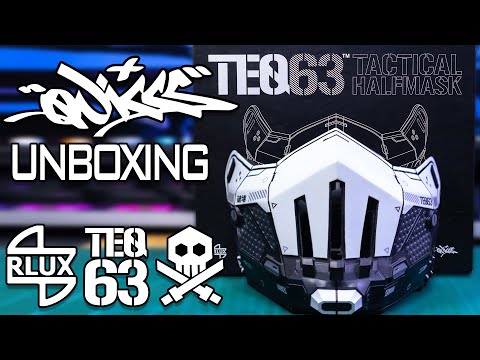 Quiccs x RLUX Customs - TEQ63 Tactical Half Mask [UNBOXING]