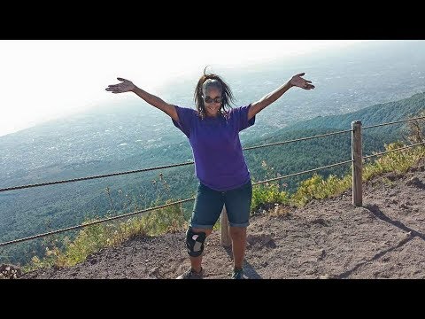 Italy - Hiking to the Summit of Mount Vesuvius! -  "A story on Building  Success!"