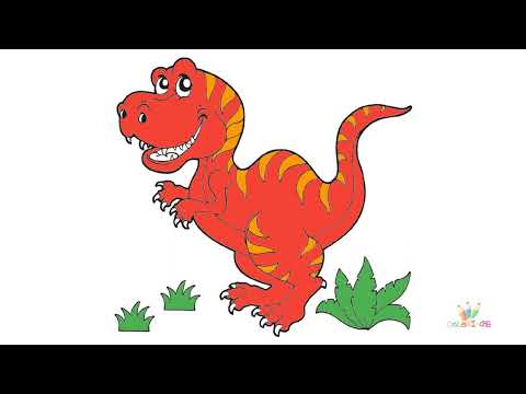 Coloriage dinosaure à imprimer - Coloriagecrayon