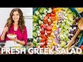 Fresh  & Healthy Greek Salad Recipe + Easy Dressing -  Natasha's Kitchen