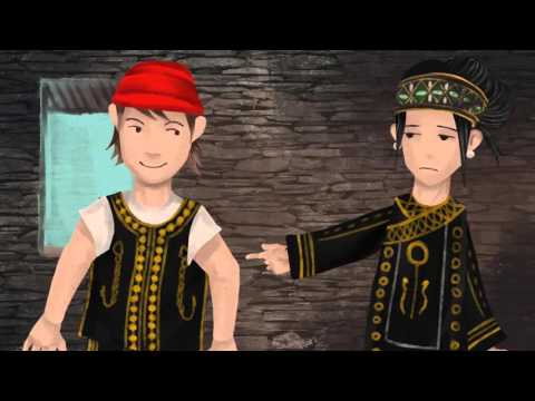 族語夢工廠II-拉阿魯哇語-14排灣族動畫 吹笛子的男孩