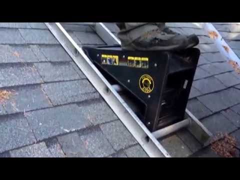 Pivit Ladder Tool used on Roof Ladder to make Level Space