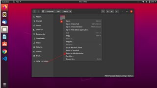 How to open as Administrator in Ubuntu 20.04