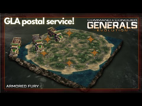 Command And Conquer : Generals Evolution 2021 | 6 player FFA GLA postal service!