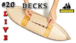 Ep. 20 - GROUP BUILD - DECKS - Gunboat PHILADELPHIA (1776) - Model Shipways KIT