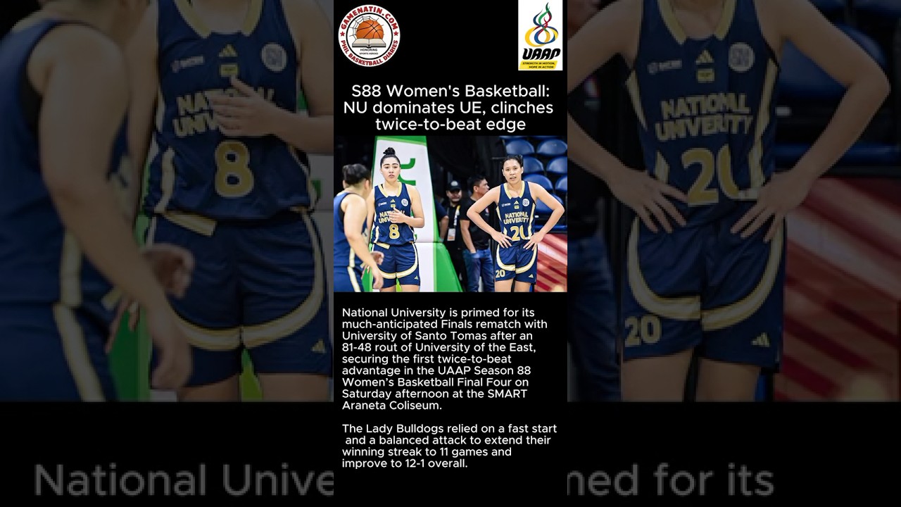 UAAP Women's Basketball: NU clinches twice-to-beat after easy win over UE