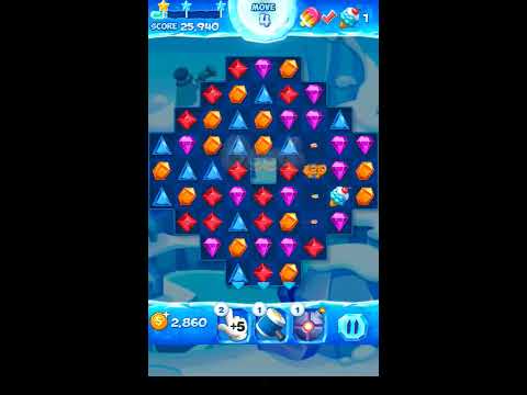 Jewel Pop Mania:Match 3 Puzzle Level 141 ( Ice Cream Town Episode ) - Walkthrough ( No Booster )