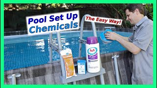 Easy Pool Chemical Set UP: Bestway above ground pool chemicals.