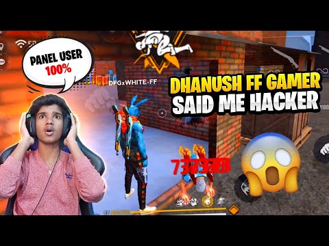 @DhanushFFGamer THOUGHT I WAS USING HACK 🤯🤬OP REACTIONS TO MY GAMEPLAY