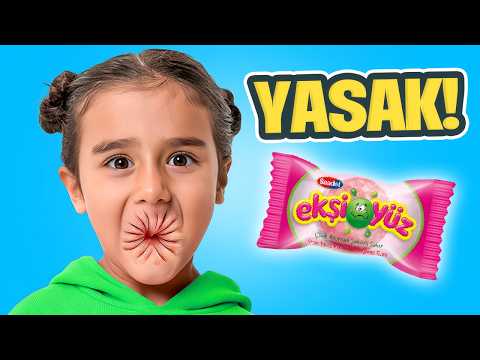 YASAKLANMIŞ 10 TEHLİKELİ ŞEKERİ DENEDİK !? | Gamze Karta Öykü Karta
