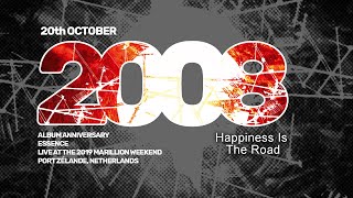 Marillion Album Anniversary - Happiness Is The Road - 20 October - Essence Live