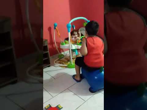 David e Allana pula pula pipoquinha 😍👏