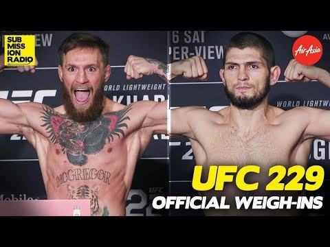UFC 229: Official Weigh-ins Full Highlights
