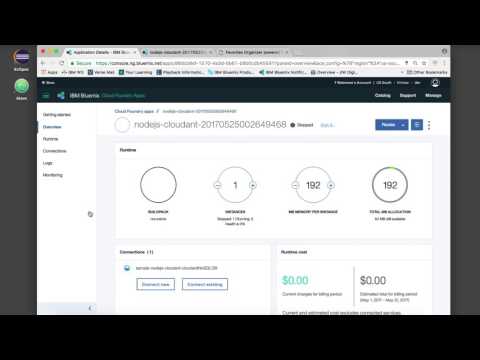 BluemixEssentials lab2 solution
