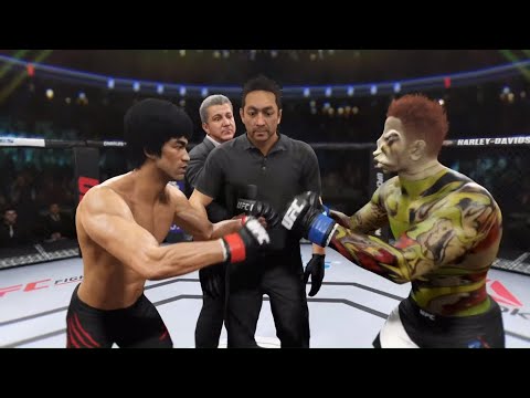 Bruce Lee vs. Platypus Man (EA Sports UFC 2)