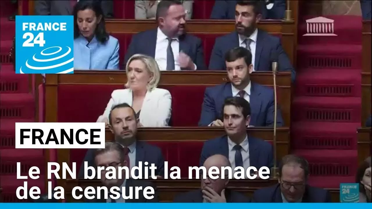 France : Michel Barnier sous la menace de censure du RN sur le budget • FRANCE 24