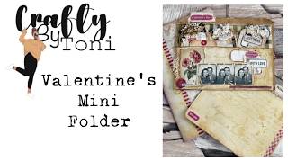 Turning a Brown Paper Bag into a Vintage Valentine’s Junk Journal Folder