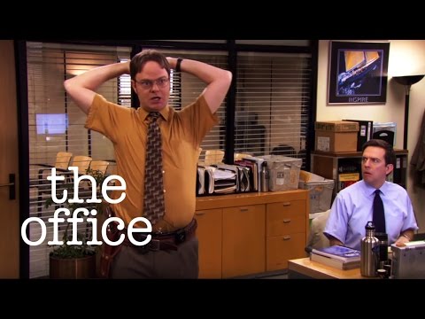 Dwight Accidentally Fires His Gun in the Office