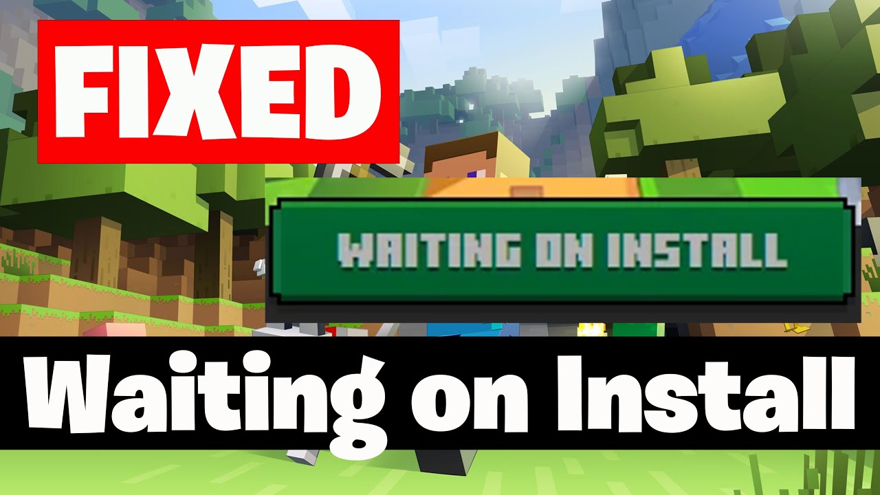 How To Fix Minecraft Stuck Waiting on Install Error - NEW 2025🎮🔥