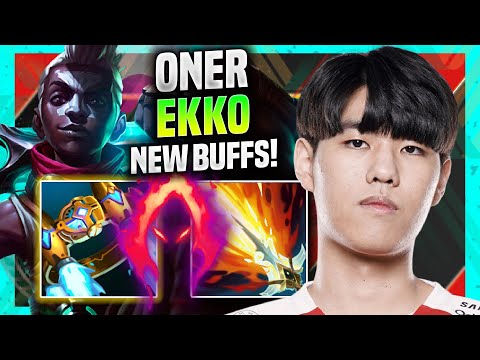 ONER PLAYS EKKO WITH NEW BUFFS! - T1 Oner Plays Ekko Mid vs Jarvan! | Season 11