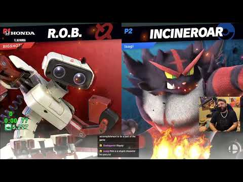 SkyJay (Incineroar) vs BigBoss (R.O.B.) - Hungrybox Watch Party | 04 Oct '23