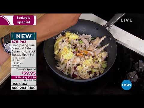 HSN | Ming Tsai Blue Diamond Elite Cookware Premiere 11.11.2019 - 08 AM