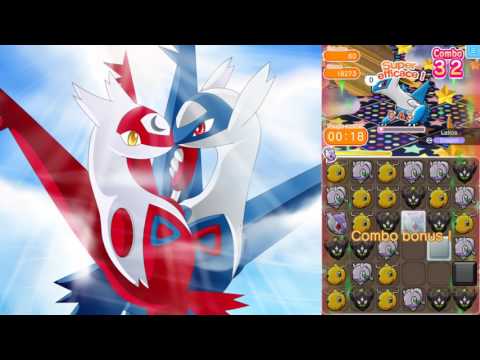 Pokémon Shuffle - Latios lvl 60 (Itemless) [Escalation Battle]