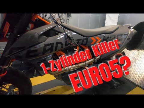 KTM SMC R 690 EURO5. Erste kurze Leistungsmessung....☝🙈