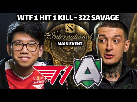 T1 vs ALLIANCE Game 1 - 1 HIT 1 KILL WTF TI10 MAIN EVENT DOTA 2 HIGHLIGHTS