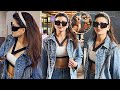 Urvashi Rautela Poses In A Thigh High Slit Pants And Stunning Crop Top At The Airport ️