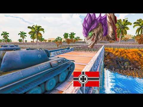 GERMAN ARMY HOLD BRIDGE From TYRANID HORMAGAUNT | Ultimate Epic Battle Simulator 2 UEBS 2