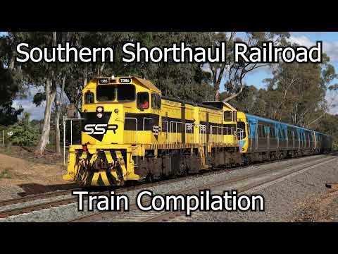 Southern Shorthaul Railroad Train Compilation