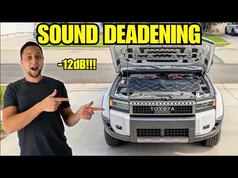 Sound Deadening My Toyota Land Cruiser With Dynamat | Exterior Panels
