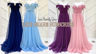 TULLE INFINITY DRESS VIDEO TUTORIAL - COLOR PLUM - LILAC - MIDNIGHT BLUE AND POWDER BLUE