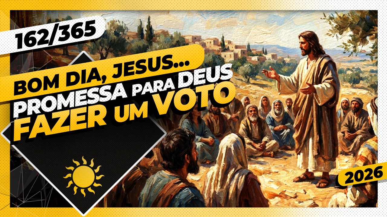 PROMESSA PARA DEUS: FAZER UM VOTO - Bom dia, Jesus! 162/365 (2026)