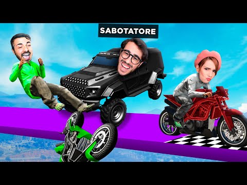 GARA TUTTI CONTRO TUTTI CON UN SABOTATORE! - Gta 5
