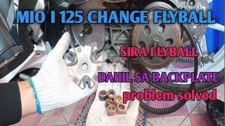 Mio i 125 flyballs problem dahil sa backplate...solved...change flyballs na dn....