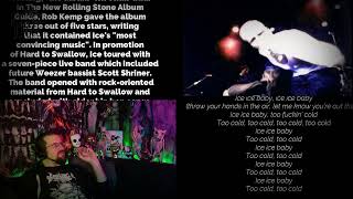 &quot;Too Cold&quot; Vanilla Ice - A Musician Reacts