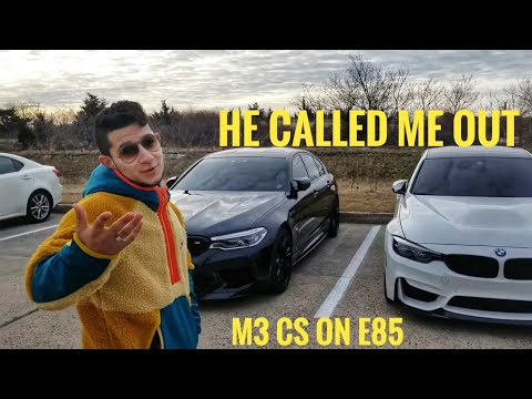 Modified 2019 BMW M3 CS Races My Porsche Turbo : Big Embarrassing
