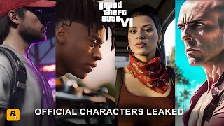 GTA 6 : All Characters From Leaked Footages!!