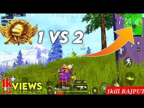 M416 GUN 1 VS 2 clutch 😈 | Pubg Bgmi watshapp status