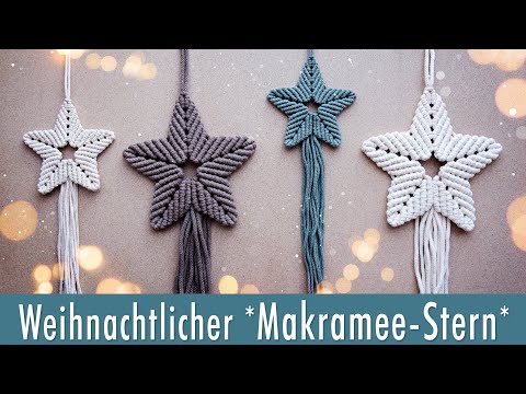 Macrame Christmas Star | Beautiful Christmas Decoration Made of Macrame | DIY Instructions
