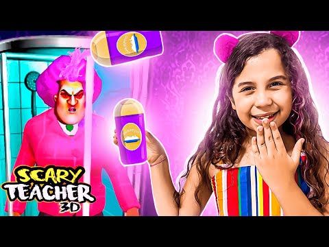 I PUT GLUE IN THE TEACHER'S SHAMPOO - Scary Teacher