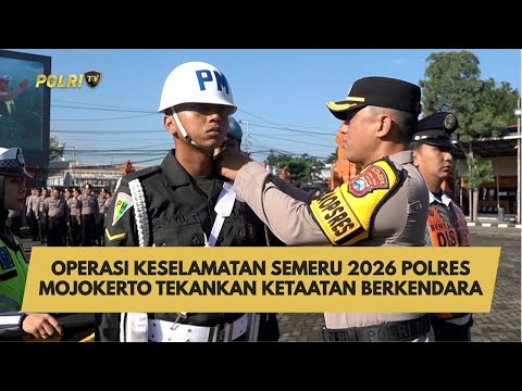 OPERASI KESELAMATAN SEMERU 2026 POLRES MOJOKERTO TEKANKAN KETAATAN BERKENDARA